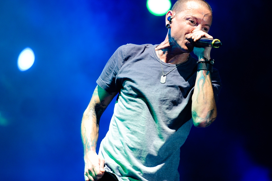 Linkin Park zerlegen ein letztes Mal den Nürburgring. – Chester Bennington