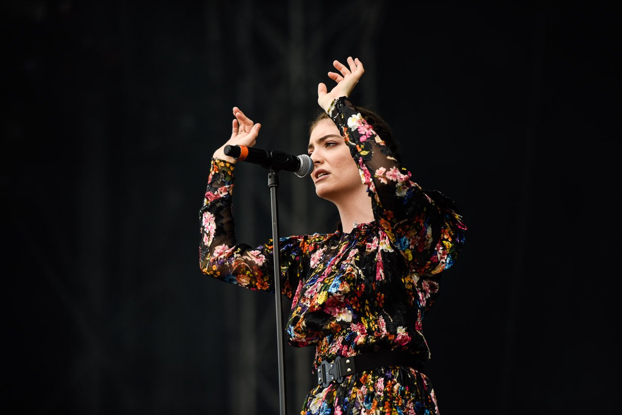 Die Neuseeländerin beim Doppelfestival. – Lorde.