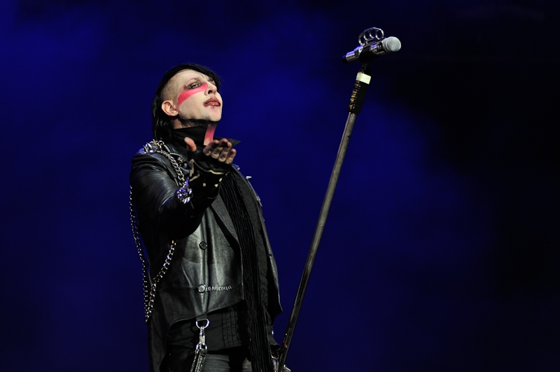 Wenn er kommt, dann als einer der Headliner. – Marilyn Manson.