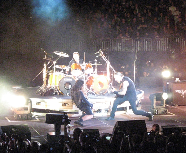 Metallica live beim Fan-Gig für "Death Magnetic" – Satter Sound im o2.
