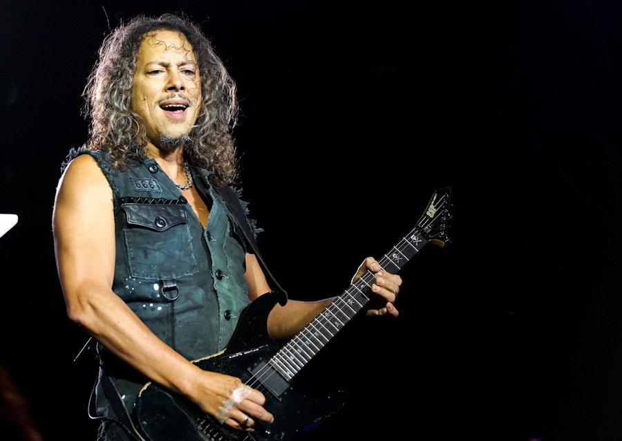 Metallica – Mit den Big Four im französischen Amneville. – Kirk Hammett.