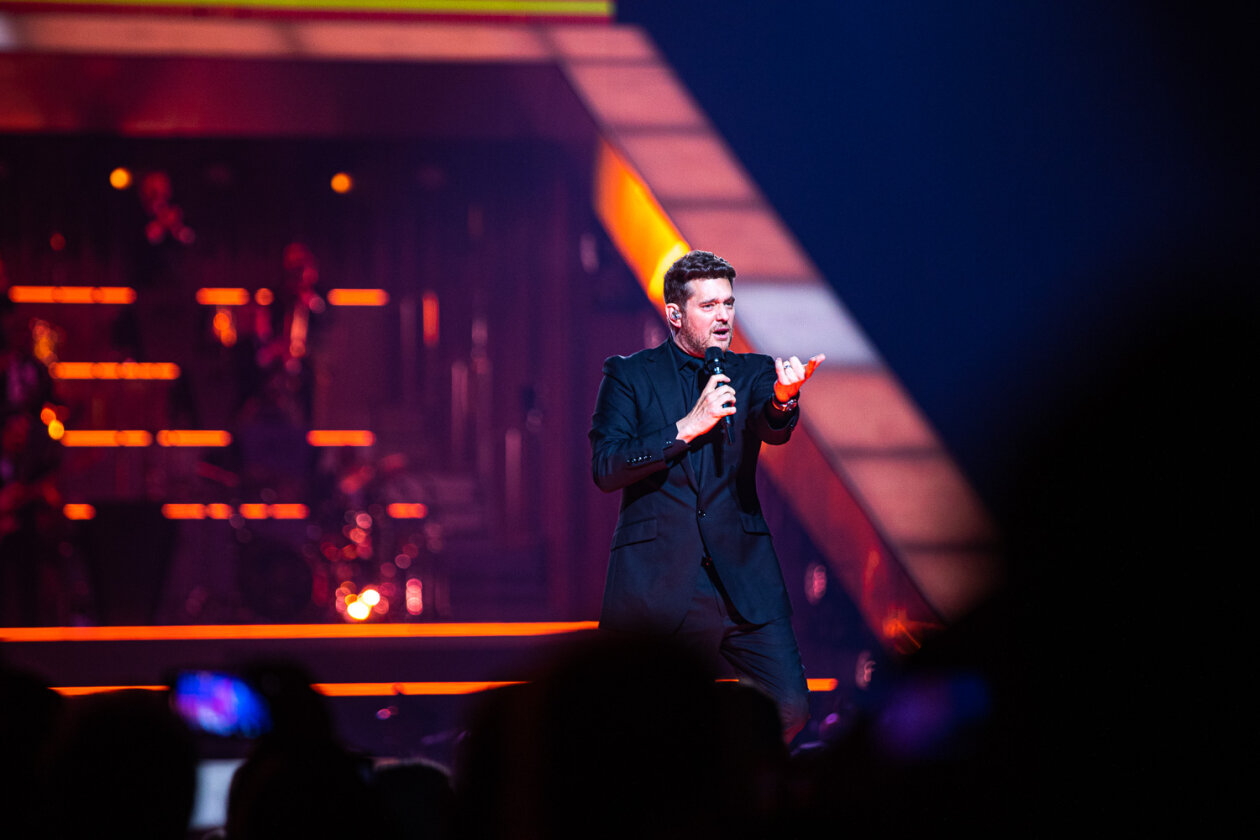 Der kanadische Grammy-Gewinner auf Tour mit seinem aktuellen Album "Higher". – Michael Bublé.