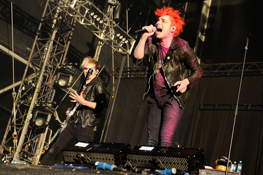 My Chemical Romance – Die Chemie zwischen Publikum und Band stimmte - Southside 2011. – Mikey und Gerard.