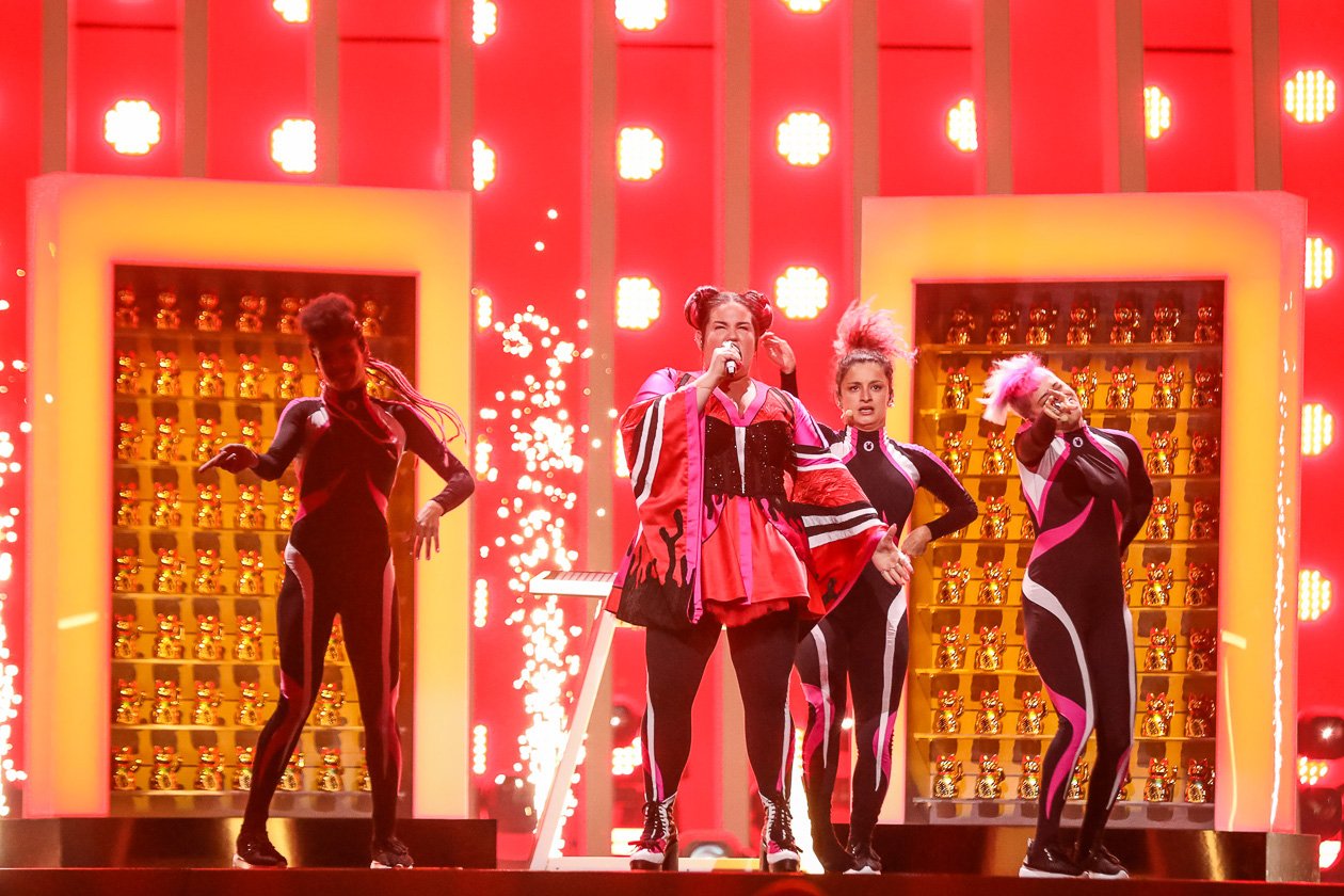 Netta Barzilai gewinnt den Song Contest Eurovision 2018 in Lissabon – beim ESC 2018