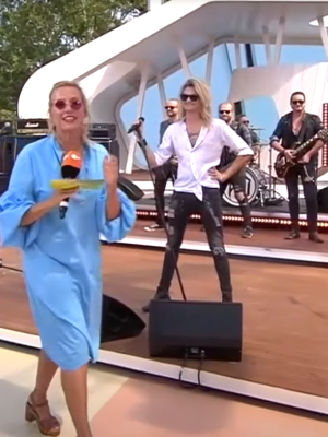 "Rock im Garten" Fernsehgarten goes Metal laut.de News