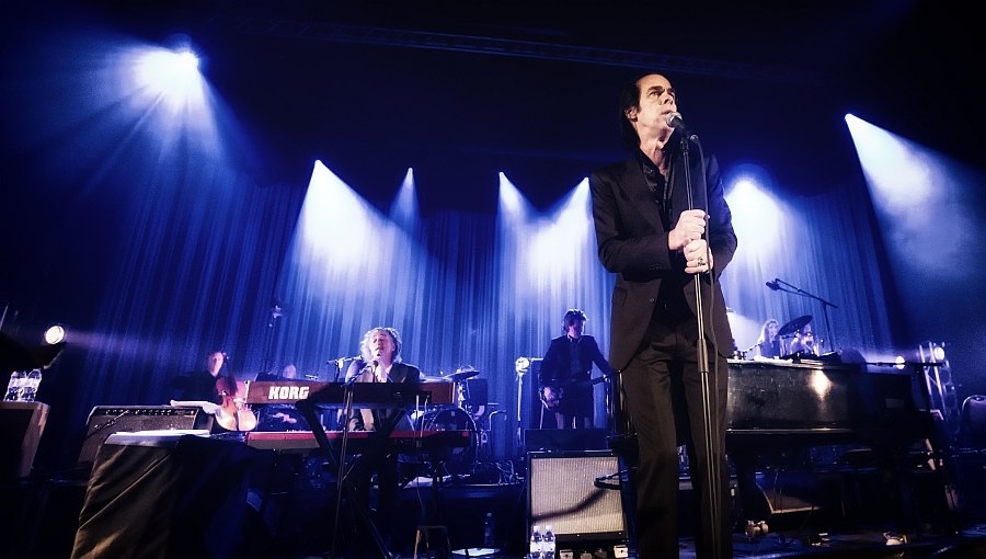 Beim einzigen Record-Release-Gig in Deutschland. – Nick Cave.