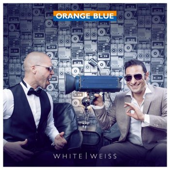 Orange Blue - White | Weiss Artwork