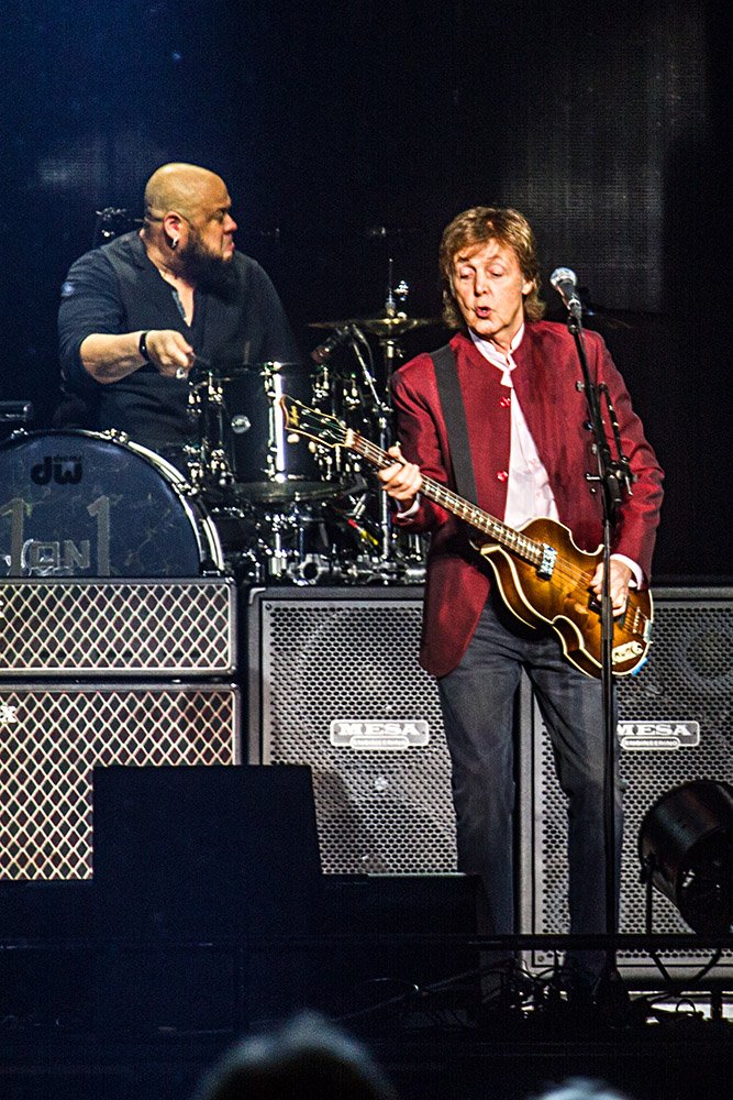 Paul McCartney – Drummer und Background-Sänger Abe Laboriel junior wurde 1971 geboren – ein Jahr nach dem Ende der Beatles.