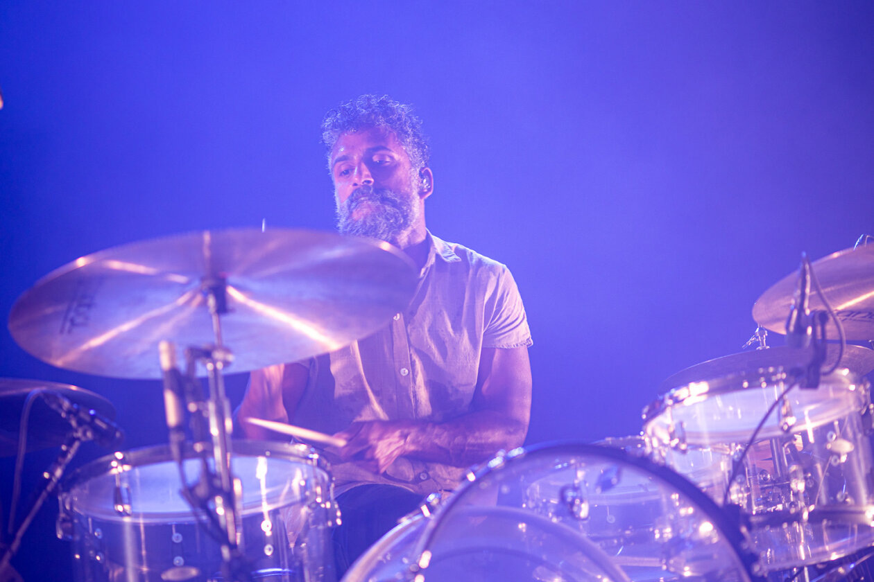 Phoenix LiveDrummer Thomas Hedlund. (18/30) Die Franzosen stellen