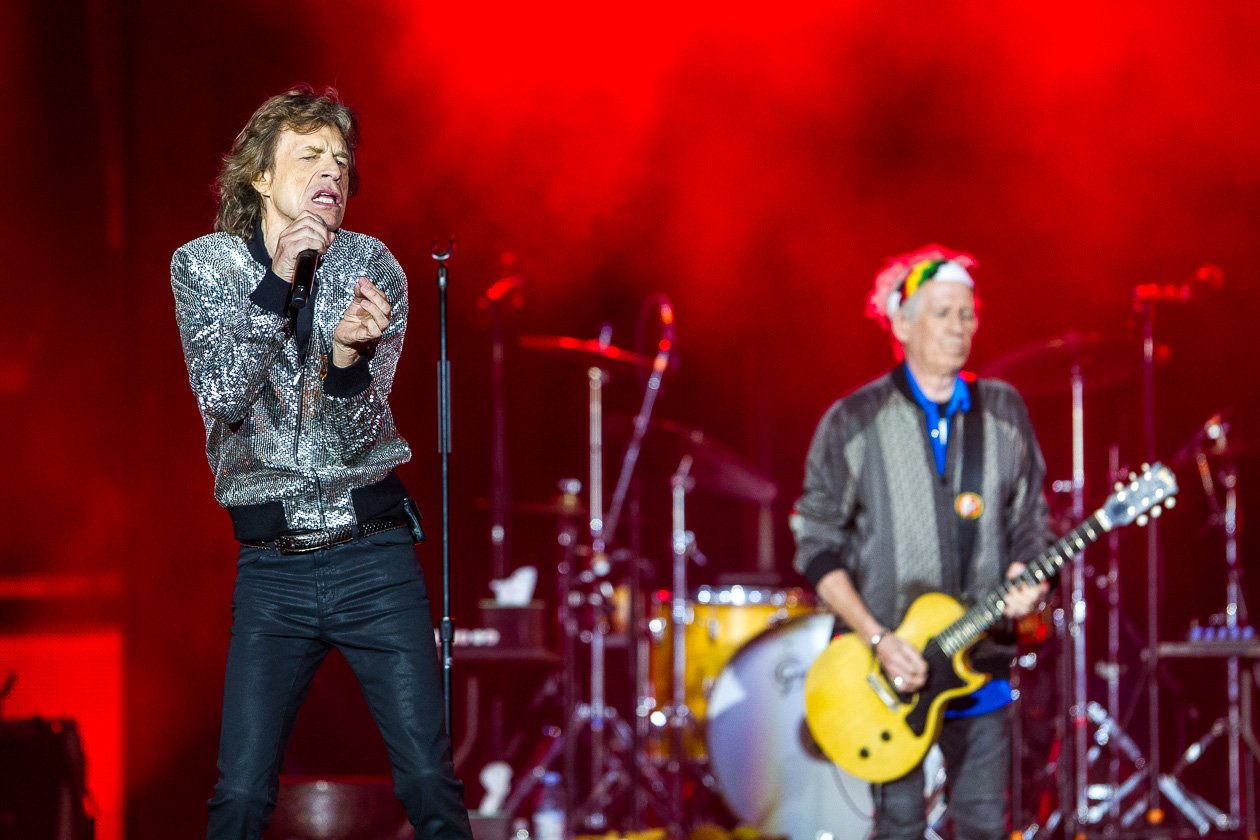 Rolling Stones – Mick Jagger, Keith Richards, Charlie Watts und Ron Wood zum Auftakt der "No Filter"-Europatour in Hamburg. – Stones.
