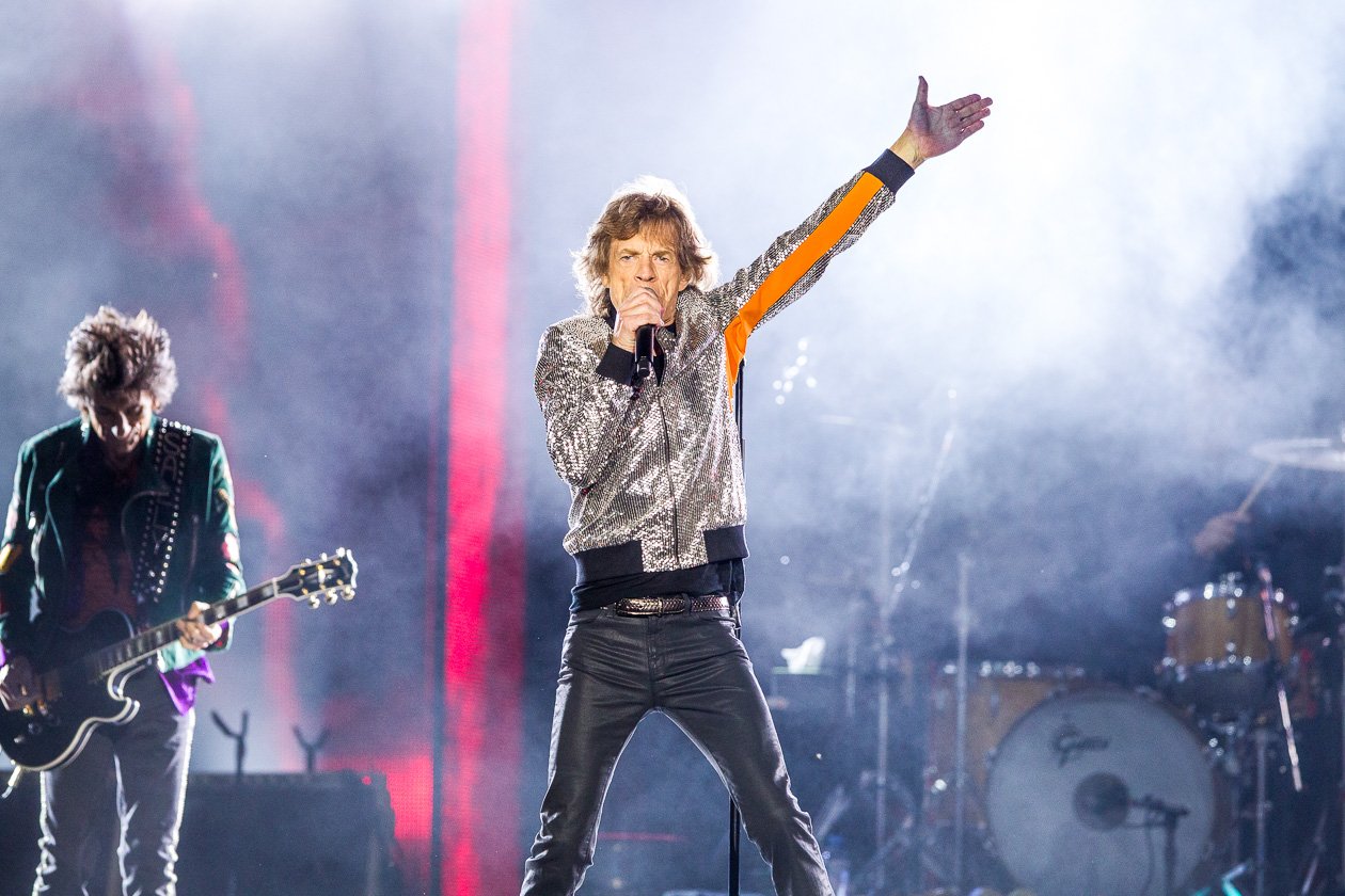 Mick Jagger, Keith Richards, Charlie Watts und Ron Wood zum Auftakt der "No Filter"-Europatour in Hamburg. – Rolling Stones forever!