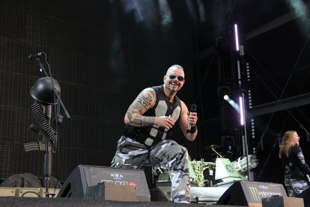 Sabaton – Headliner beim größten Metalfestival. – Joakim Brodén.