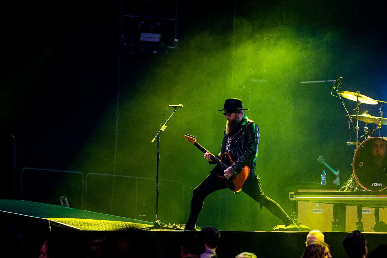 Die Reggae-Metal-Veteranen im Vorprogramm von Volbeat. – Skindred.