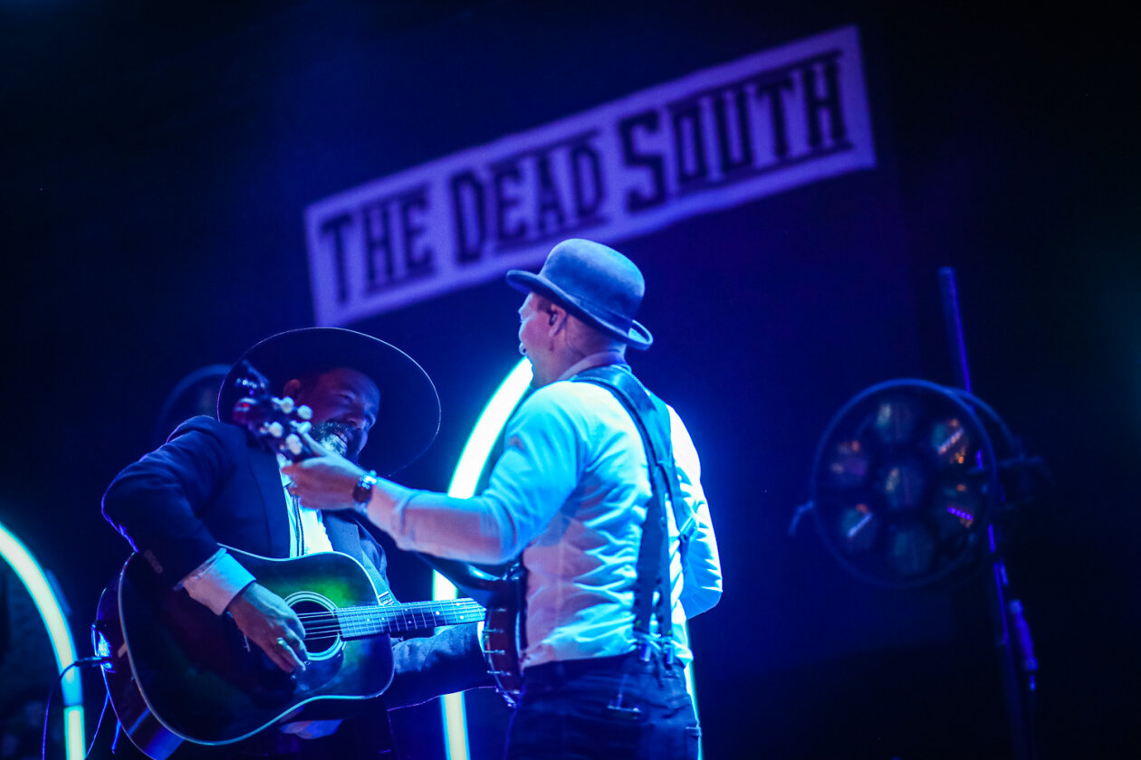 Die kanadischen Bluegrass-Punks beim Abstecher in der Hauptstadt. – The Dead South.