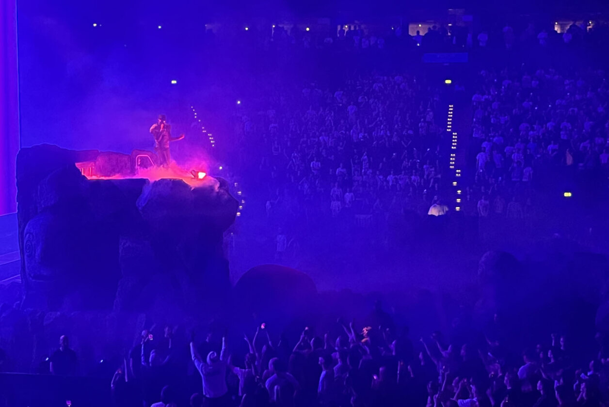  Travis Scott – Travis Scott. (6/8) – Der US-Rapper bei seinem ersten Illustration 