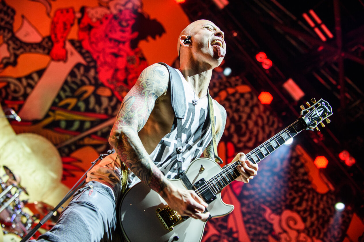 Matt Heafy und Band geben Gas. – Trivium.