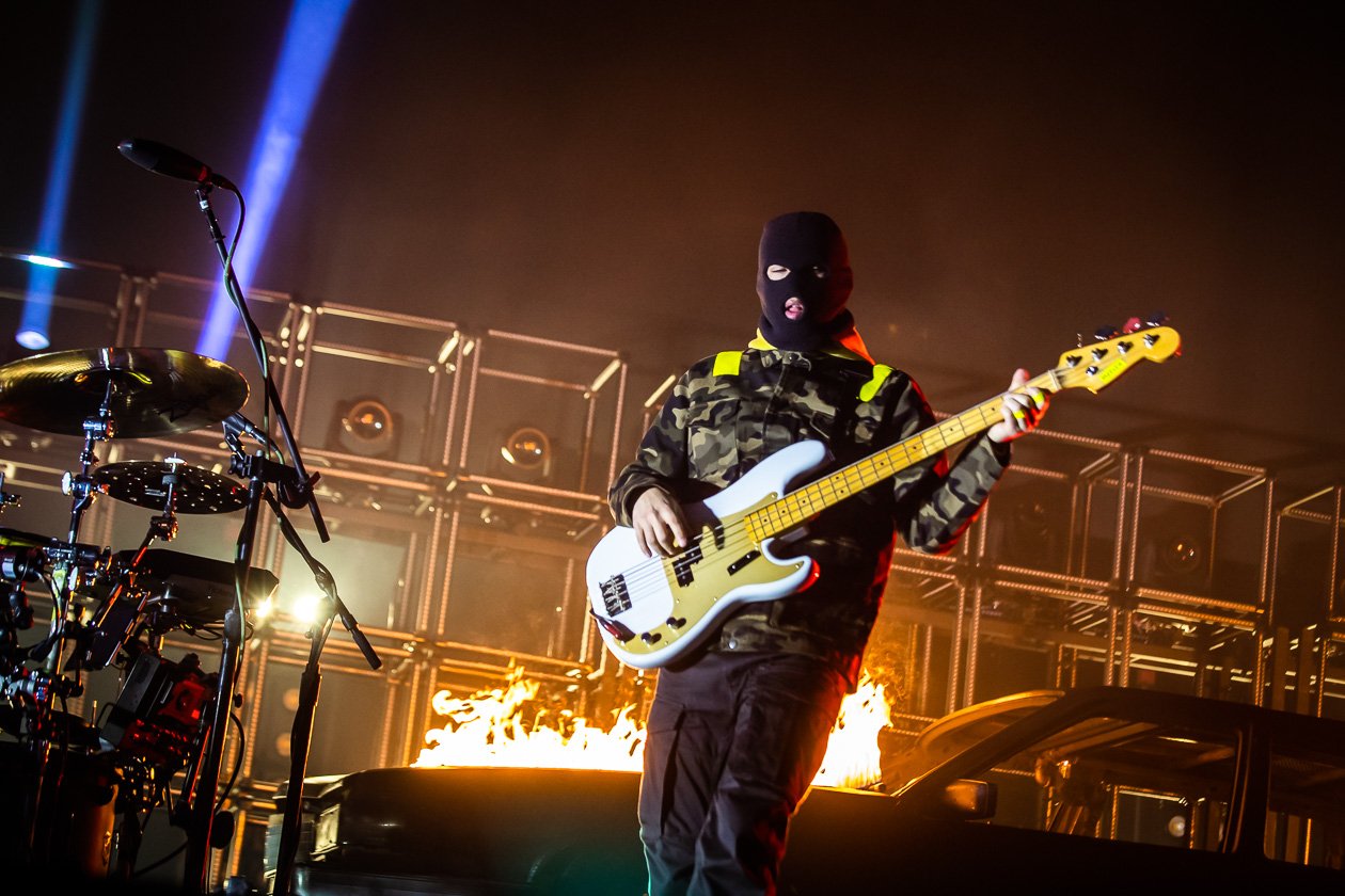 Zwei Mann on stage und die Arena voll. – Twenty One Pilots.