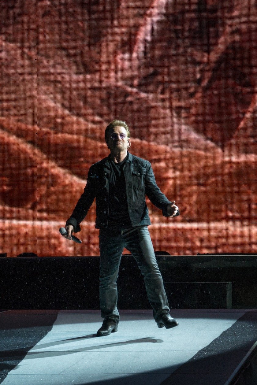U2 – 30 Jahre "Joshua Tree": Die irischen Superstars beim einzigen Stopp der Welttour in Deutschland. – Bono in Berlin.