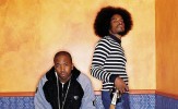 Das Hip Hop-Duo, Dre und Big Boi, in den verschiedensten Outfits..., Pressefotos | © BMG (Fotograf: )