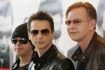 Depeche Mode verkünden ihre nächste Weltumseglung in der Düsseldorfer LTU-Arena., Pressekonferenz Juni 2005 | © laut.de (Fotograf: Peter Wafzig)