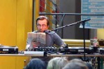 Lesung und DJing. Hans Nieswandt an der Friedrich Hecker Universität Konstanz, plus minus acht | © LAUT AG (Fotograf: Florian Schade)