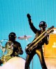 Daft Punk, Kraftwerk und Hans Zimmer,  | © EMI/Daft Arts (Fotograf: )