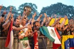 Gluthitze in Wacken - Schlammschlacht? Ja, aber nur bei lecker Wasserleitung., Wacken, 2018 | © laut.de (Fotograf: Dominik Kalus)