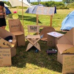 Nachhaltige Campingstühle.