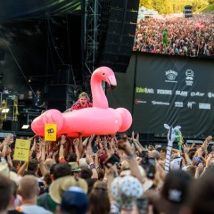 … und einem Schwimmtier.