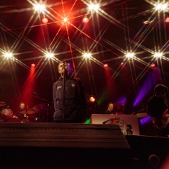 Liam, John und Band.